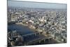 Elevated View of the River Thames and London Skyline Looking West, London, England, UK-Amanda Hall-Mounted Photographic Print