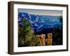 Elevated view of the rock formations in a canyon, Grandview Point, East Rim Drive, South Rim, Gr...-null-Framed Photographic Print