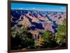 Elevated view of the rock formations in a canyon, Maricopa Point, West Rim Drive, South Rim, Gra...-null-Framed Photographic Print