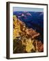 Elevated view of the rock formations in a canyon, Mather Point, South Rim, Grand Canyon National...-null-Framed Photographic Print