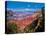 Elevated view of the rock formations in a canyon, Yavapai Point, South Rim, Grand Canyon Nationa...-null-Stretched Canvas