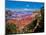 Elevated view of the rock formations in a canyon, Yavapai Point, South Rim, Grand Canyon Nationa...-null-Mounted Photographic Print