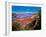 Elevated view of the rock formations in a canyon, Yavapai Point, South Rim, Grand Canyon Nationa...-null-Framed Photographic Print