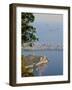 Elevated view of the Rodrigo de Freitas Lagoon, Corcovado, Rio de Janeiro, Brazil, South America-Karol Kozlowski-Framed Photographic Print