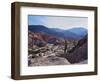 Elevated view of the town and the Hill of Seven Colours (Cerro de los Siete Colores), Purmamarca, J-Karol Kozlowski-Framed Photographic Print