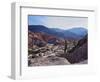 Elevated view of the town and the Hill of Seven Colours (Cerro de los Siete Colores), Purmamarca, J-Karol Kozlowski-Framed Photographic Print