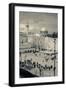 Elevated view of the Western Wall Plaza, Jewish Quarter, Old City, Jerusalem, Israel-null-Framed Photographic Print