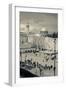 Elevated view of the Western Wall Plaza, Jewish Quarter, Old City, Jerusalem, Israel-null-Framed Photographic Print