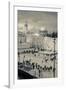 Elevated view of the Western Wall Plaza, Jewish Quarter, Old City, Jerusalem, Israel-null-Framed Photographic Print