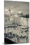 Elevated view of the Western Wall Plaza, Jewish Quarter, Old City, Jerusalem, Israel-null-Mounted Photographic Print