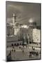 Elevated view of the Western Wall Plaza, Jewish Quarter, Old City, Jerusalem, Israel-null-Mounted Photographic Print