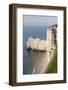 Elevated View of Town Beach, Etretat, Normandy, France-Walter Bibikow-Framed Photographic Print