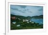 Elevated view of town from Hamilton Battery, Port Elizabeth, Bequia, Saint Vincent And The Grena...-null-Framed Photographic Print