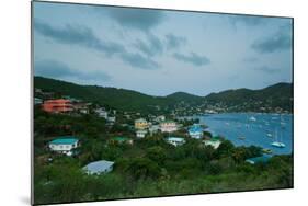 Elevated view of town from Hamilton Battery, Port Elizabeth, Bequia, Saint Vincent And The Grena...-null-Mounted Photographic Print