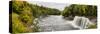 Elevated View of Waterfall, Tahquamenon Falls, Tahquamenon Falls State Park, Chippewa County-null-Stretched Canvas