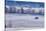 Elevated view of winter landscape, Oblarn, Styria, Austria-Panoramic Images-Stretched Canvas