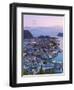 Elevated View over Alesund at Dusk, Sunnmore, More Og Romsdal, Norway-Doug Pearson-Framed Photographic Print