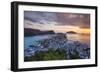 Elevated View over Alesund Illuminated at Sunset-Doug Pearson-Framed Photographic Print