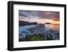 Elevated View over Alesund Illuminated at Sunset-Doug Pearson-Framed Photographic Print