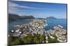 Elevated View over Alesund, Sunnmore, More Og Romsdal, Norway, Scandinavia, Europe-Doug Pearson-Mounted Photographic Print