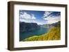 Elevated View over Aurlands Fjord, Sogn Og Fjordane, Norway, Scandinavia, Europe-Doug Pearson-Framed Photographic Print