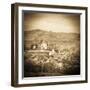 Elevated View over Biertan at Sunset, Biertan, Nr, Sighisoara, Transylvania, Romania-Doug Pearson-Framed Photographic Print