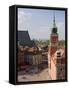 Elevated View Over Castle Square (Plac Zamkowy), Warsaw, Poland-Gavin Hellier-Framed Stretched Canvas
