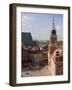 Elevated View Over Castle Square (Plac Zamkowy), Warsaw, Poland-Gavin Hellier-Framed Photographic Print