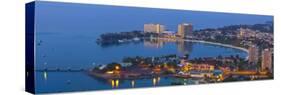 Elevated View over City and Coastline, Ocho Rios, Jamaica, West Indies, Caribbean, Central America-Doug Pearson-Stretched Canvas