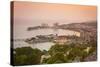 Elevated View over City and Coastline, Ocho Rios, Jamaica, West Indies, Caribbean, Central America-Doug Pearson-Stretched Canvas