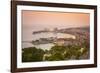 Elevated View over City and Coastline, Ocho Rios, Jamaica, West Indies, Caribbean, Central America-Doug Pearson-Framed Photographic Print