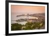 Elevated View over City and Coastline, Ocho Rios, Jamaica, West Indies, Caribbean, Central America-Doug Pearson-Framed Photographic Print