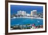 Elevated View over City and Coastline, Ocho Rios, Jamaica, West Indies, Caribbean, Central America-Doug Pearson-Framed Photographic Print