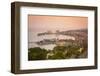 Elevated View over City and Coastline, Ocho Rios, Jamaica, West Indies, Caribbean, Central America-Doug Pearson-Framed Photographic Print