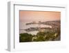 Elevated View over City and Coastline, Ocho Rios, Jamaica, West Indies, Caribbean, Central America-Doug Pearson-Framed Photographic Print