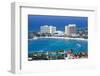 Elevated View over City and Coastline, Ocho Rios, Jamaica, West Indies, Caribbean, Central America-Doug Pearson-Framed Photographic Print