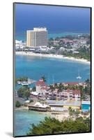 Elevated View over City and Coastline, Ocho Rios, Jamaica, West Indies, Caribbean, Central America-Doug Pearson-Mounted Photographic Print