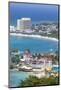 Elevated View over City and Coastline, Ocho Rios, Jamaica, West Indies, Caribbean, Central America-Doug Pearson-Mounted Photographic Print