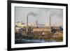 Elevated View over City Skyline, Pyongyang, Democratic People's Republic of Korea (DPRK), N. Korea-Gavin Hellier-Framed Photographic Print