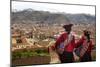 Elevated View over Cuzco and Plaza De Armas, Cuzco, Peru, South America-Yadid Levy-Mounted Photographic Print