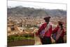 Elevated View over Cuzco and Plaza De Armas, Cuzco, Peru, South America-Yadid Levy-Mounted Photographic Print