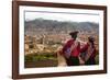 Elevated View over Cuzco and Plaza De Armas, Cuzco, Peru, South America-Yadid Levy-Framed Photographic Print