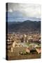 Elevated View over Cuzco and Plaza De Armas, Cuzco, Peru, South America-Yadid Levy-Stretched Canvas