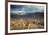 Elevated View over Cuzco and Plaza De Armas, Cuzco, Peru, South America-Yadid Levy-Framed Photographic Print