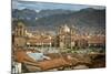 Elevated View over Cuzco and Plaza De Armas, Cuzco, Peru, South America-Yadid Levy-Mounted Photographic Print