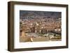 Elevated View over Cuzco and Plaza De Armas, Cuzco, Peru, South America-Yadid Levy-Framed Photographic Print