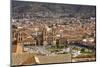 Elevated View over Cuzco and Plaza De Armas, Cuzco, Peru, South America-Yadid Levy-Mounted Photographic Print