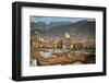 Elevated View over Cuzco and Plaza De Armas, Cuzco, Peru, South America-Yadid Levy-Framed Photographic Print