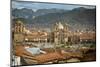 Elevated View over Cuzco and Plaza De Armas, Cuzco, Peru, South America-Yadid Levy-Mounted Photographic Print