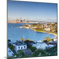 Elevated View over Devenport Towards Cbd, Auckland, New Zealand-Doug Pearson-Mounted Photographic Print